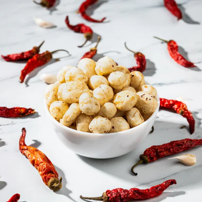 Hot Chilli Powder Makhana - Dev Tandoor Industries